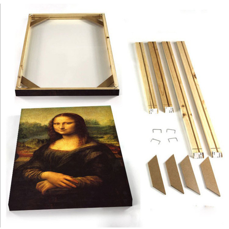 Wholesale Customized Stretcher Bars Solid Pine Wood Bulk Wooden Diy Frames for Canvas Printings portrait painting