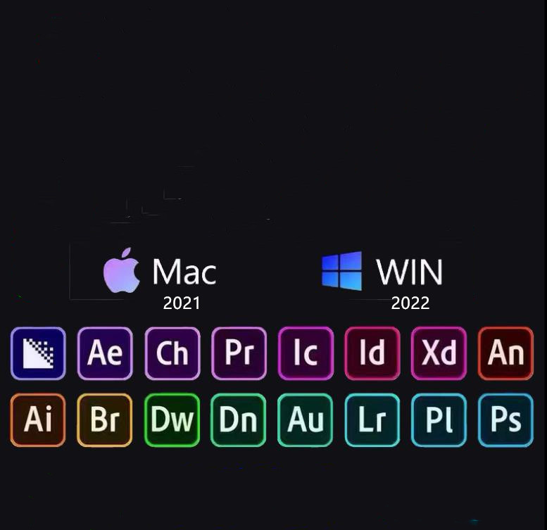 2021 шт./MAC отправляется Onedrive ADO PS PR ME AE AI AN AU ID IC XD DW LR BR PI CH PDF