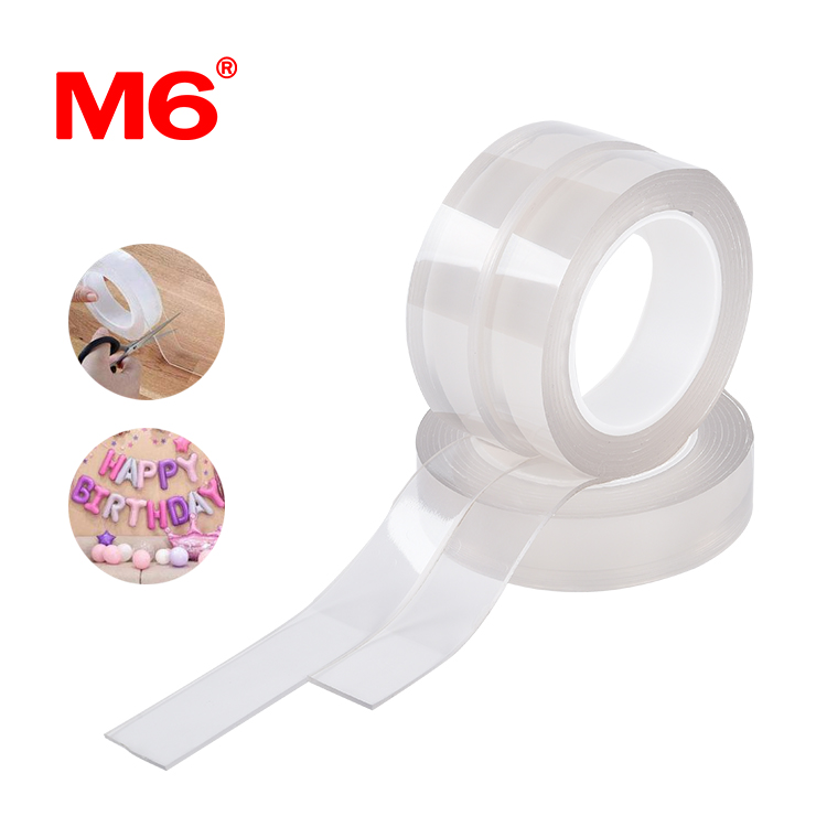 grip tape gel sticker nano suction double-side adhesive tape roll