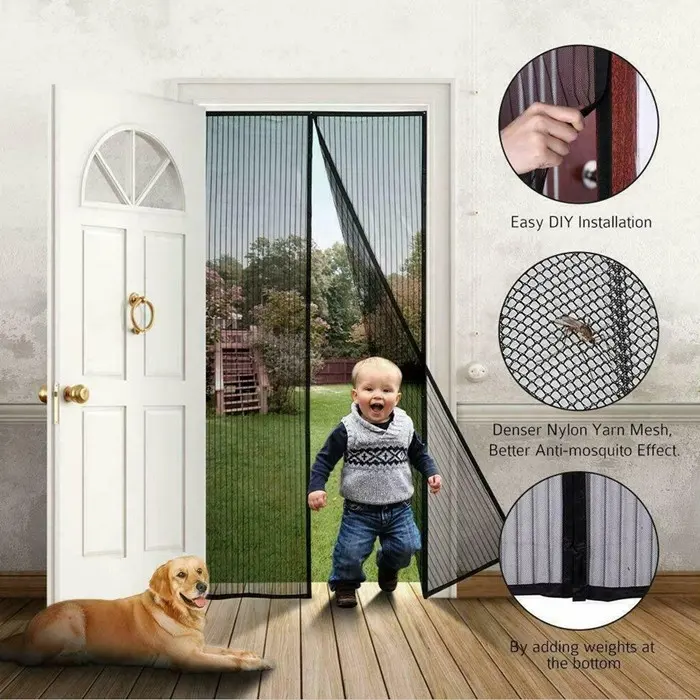Good price strong magnet insect proof magnetic curtain for door