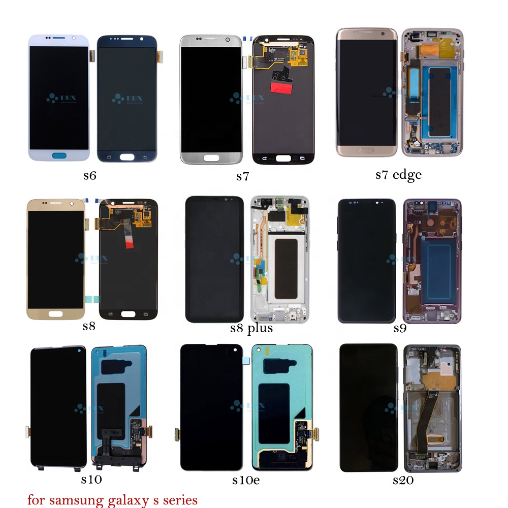 Жк-дисплей с сенсорным экраном для samsung Galaxy S6 S7 edge S8 S8 Plus S9 S9 Plus S10 plus S10 + S10e S20 S20 + S20 Ultra S21 +
