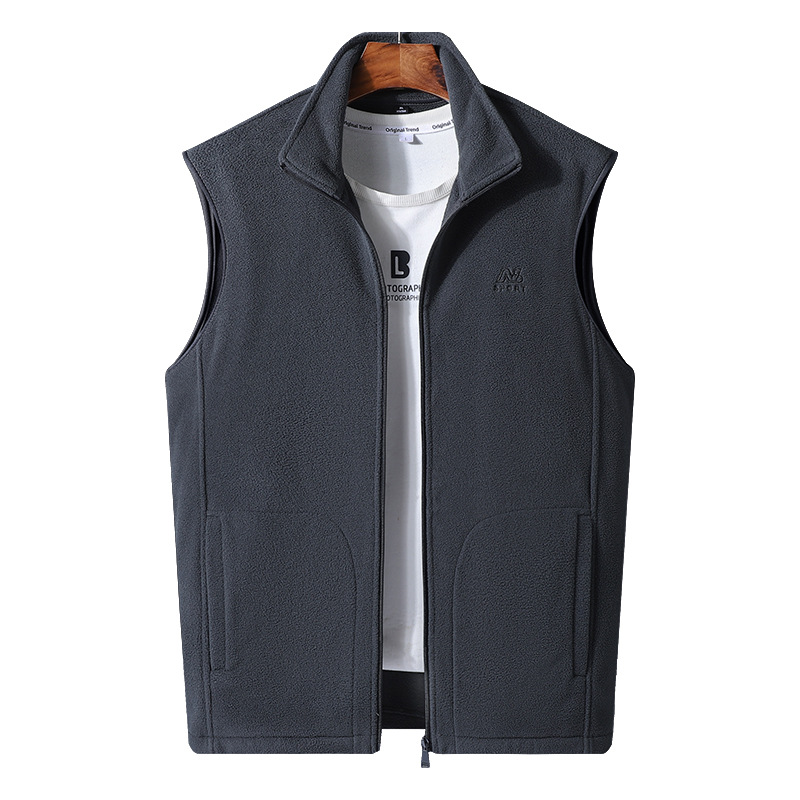 Men Warm Fleece Vest Jacket 2021 Winter New Hooded Sleeveless Waistcoat Autumn Fashion Casual Vest Waistcoat Jacket Men Coldker