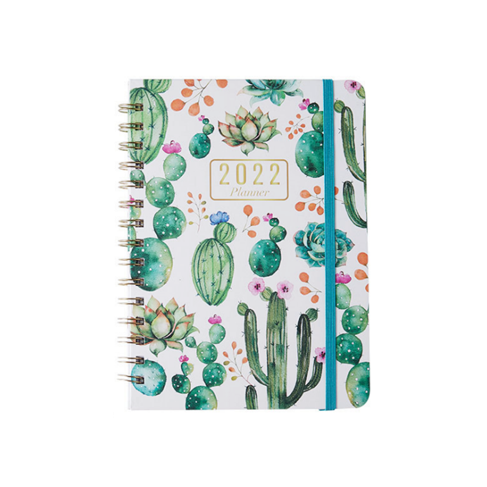 Students Composition Cute Spiral Notebook Weekly Plan Korean Style Gift Diary Notebook
