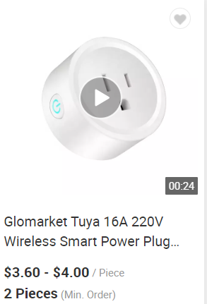 Glomarket Waterproof Tuya App Control WiFi Smart Door Lock Fingerprint Password Unlock Door Handle Digital Keyless Lock