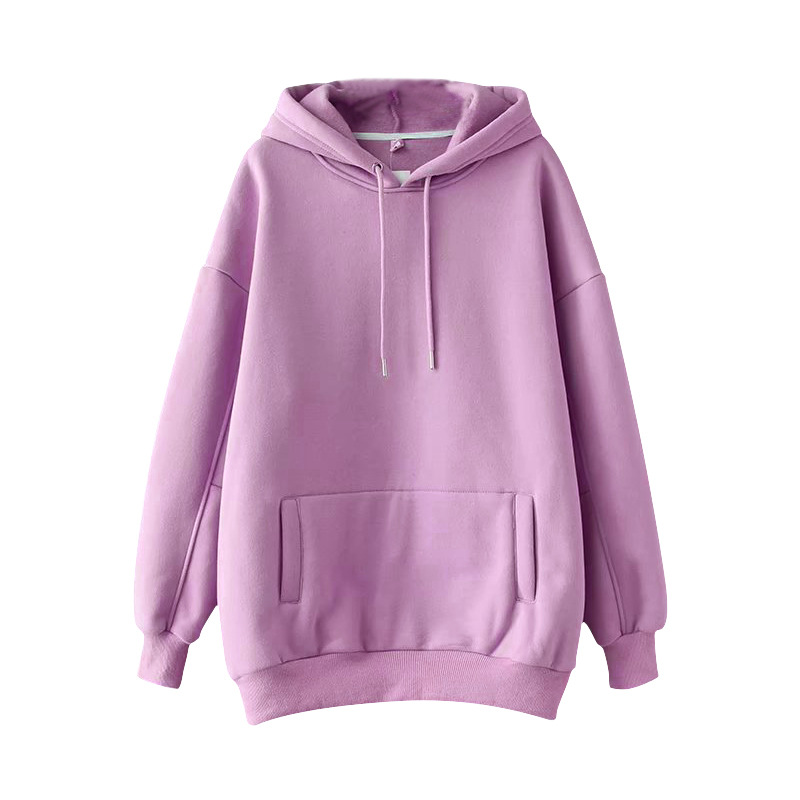 Cheap Wholesale Long Sleeve Casual Plus Size Women's Sweatshirt Customized Printed Logo Pullover Hoodies