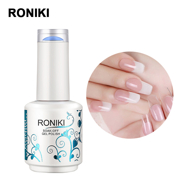 Цветной жидкий гель для наращивания ногтей RONIKI, OEM-лак для ногтей