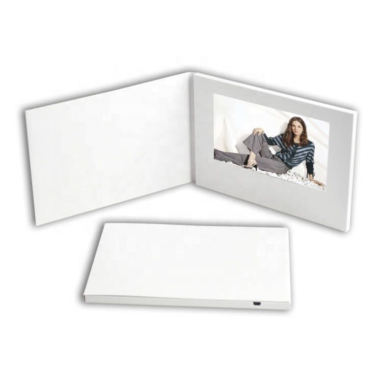 Custom Wedding Invitation Video Greeting Promotional Card LCD Screen Business Video Card