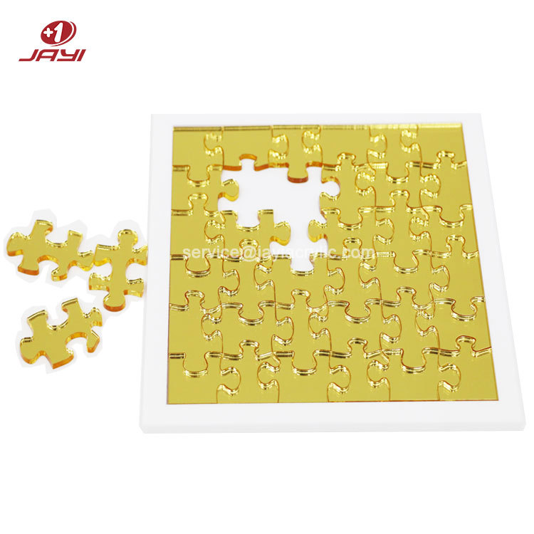 Guangdong Acrylic Puzzles Game Custom Color Acrylic Jigsaw Game Set