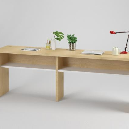 School Furniture Simple Modern Design Double Cabinet Desk for Student or Adult