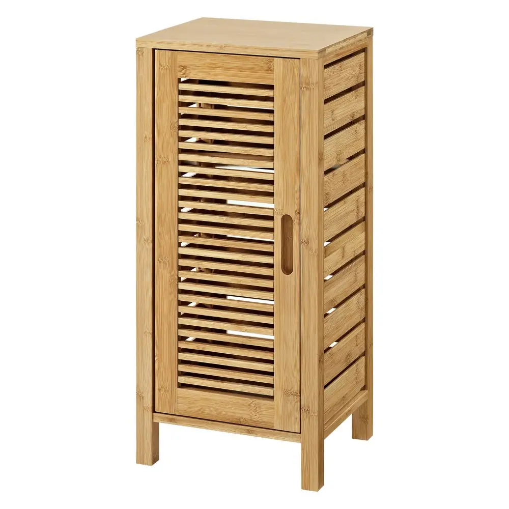 Natural eco- friendly Bamboo Floor Cabinet with one door