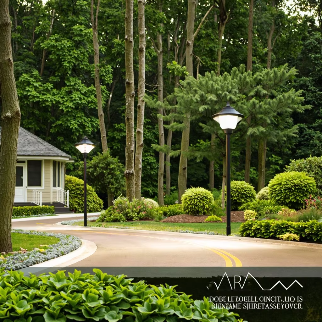 Laihong Cheapest Factory Solar Lamps Oudtoor Energy Saving LED Lamp Solar Garden Lamp with LED Lighting