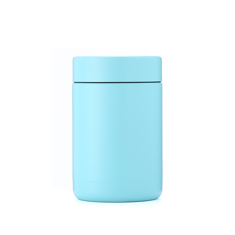2021 Everich Free Sample Portable Customized Color and Logo Beer Cooler 18/8 Stainless Steel Can Cooler