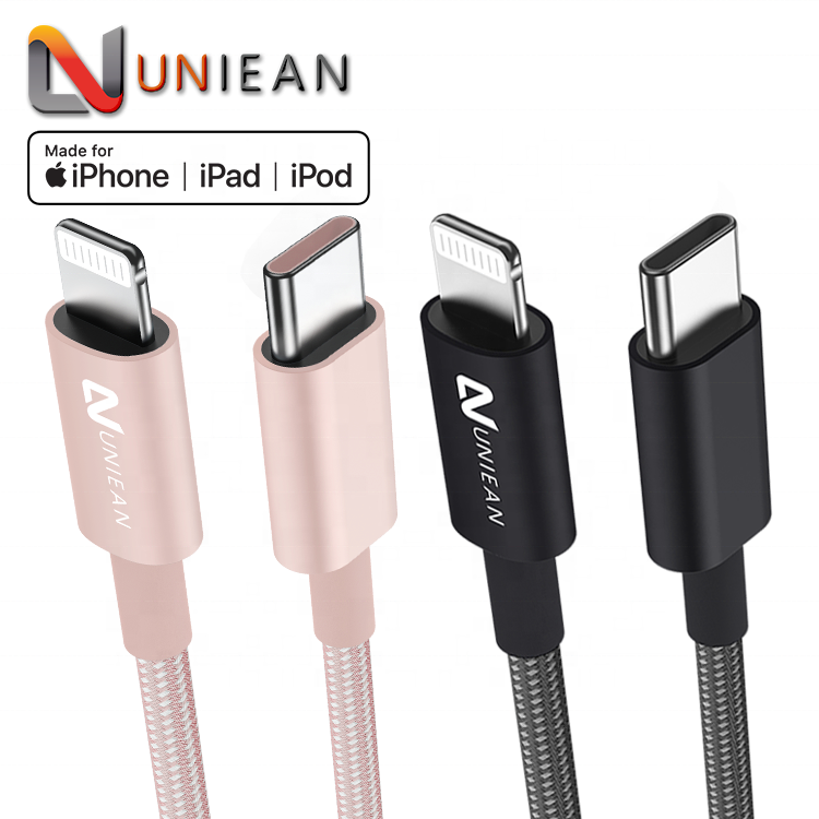 Разноцветный MFI Сертифицированный USB Type C к Lightning кабель Lightning для iPhone x 11 12 13 14 Pro Max