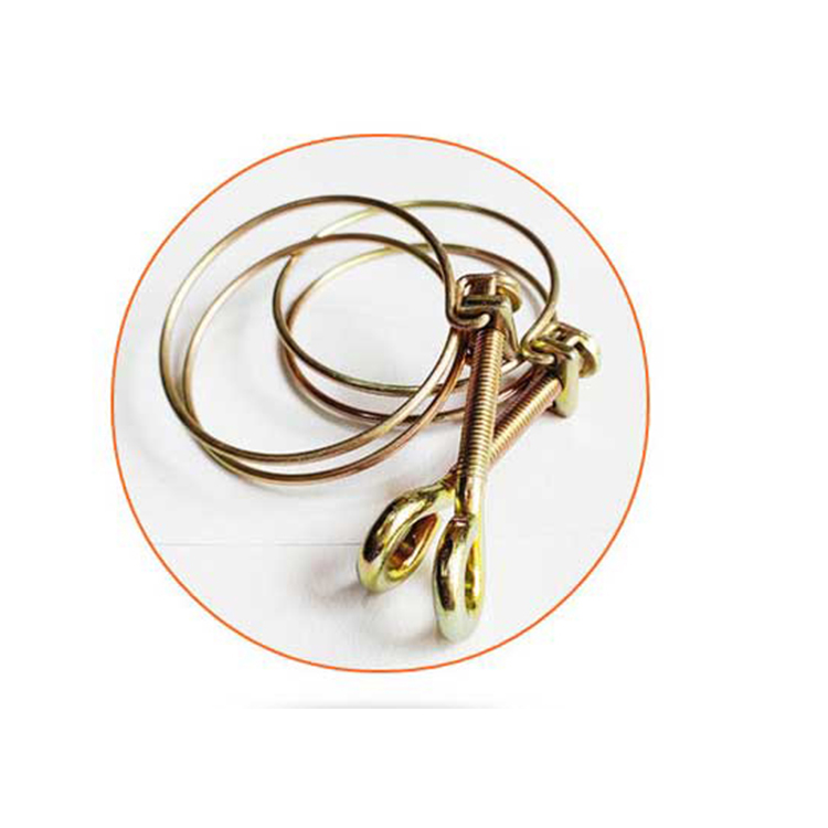 Factory Promotion Price stainless steel double wire spring hose clamp Stainless Steel Double wire hose clamp