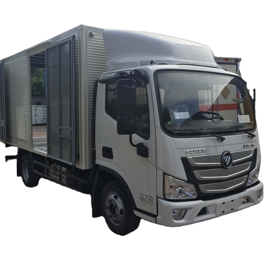 Good quality low price FOTON 6 wheeler 5 8 10 tons light duty van cargo truck