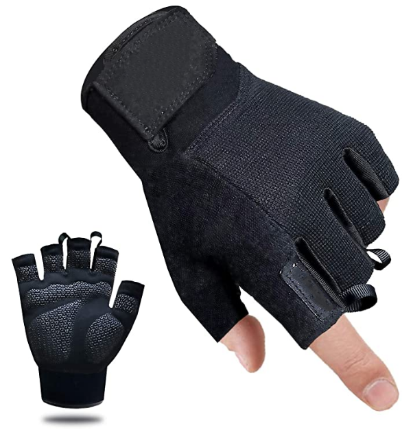 Best Custom Logo Half Finger Fitness Gym Gloves With Wrist Support