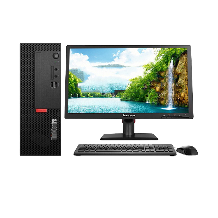 Lenovo ThinkCentre K70 настольный компьютер i5-10500/8G/128G + 1T/без оптический привод/2G Независимый дисплей/Win10 + 27 дюймовый монитор