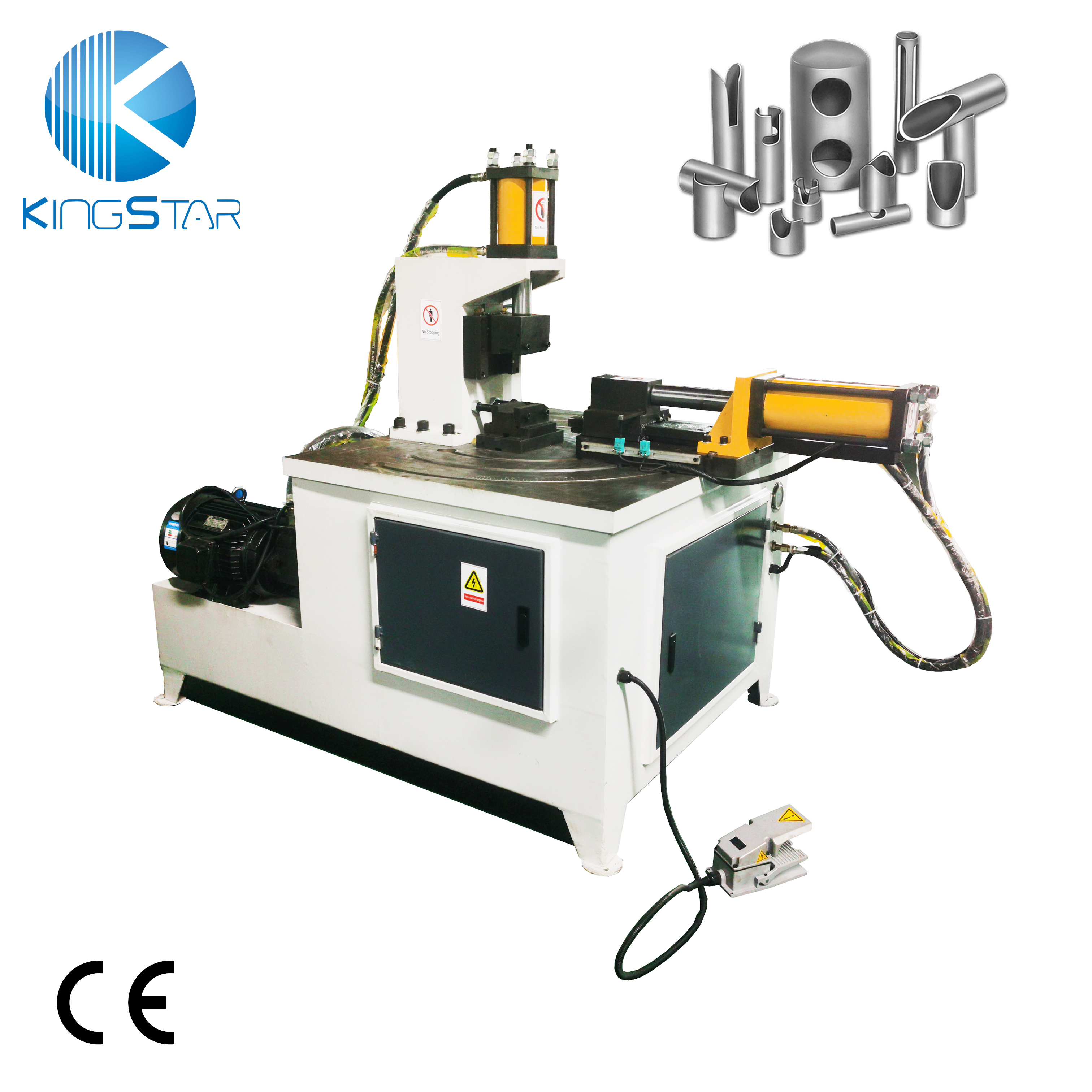 Hydraulic Notching Machine for Pipe and Tube Premium Corner Notching Machine End Cutting Machine for Metal Iron