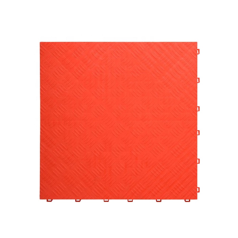 New Product Customization Interlocking Garage Floor Tiles Plastic flooring for car wash areas for Workshop Car Detailing Shop