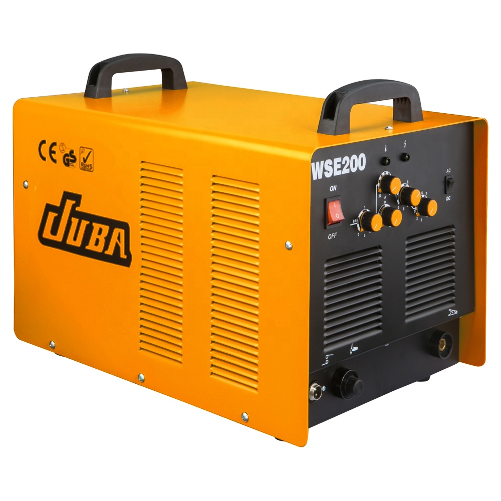 JUBA крутая Мода! TIG 200P 220 вольт высокочастотный IGBT Инвертор AC/DC импульсный TIG/MMA сварочный аппарат
