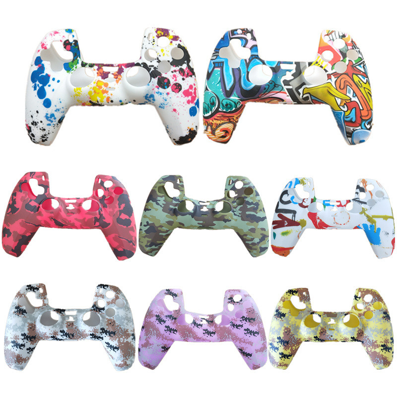 Anti-skid Skin Guard Soft Silicone Shell Cases For SONY PS5 Console Controller Gamepad ps5 case
