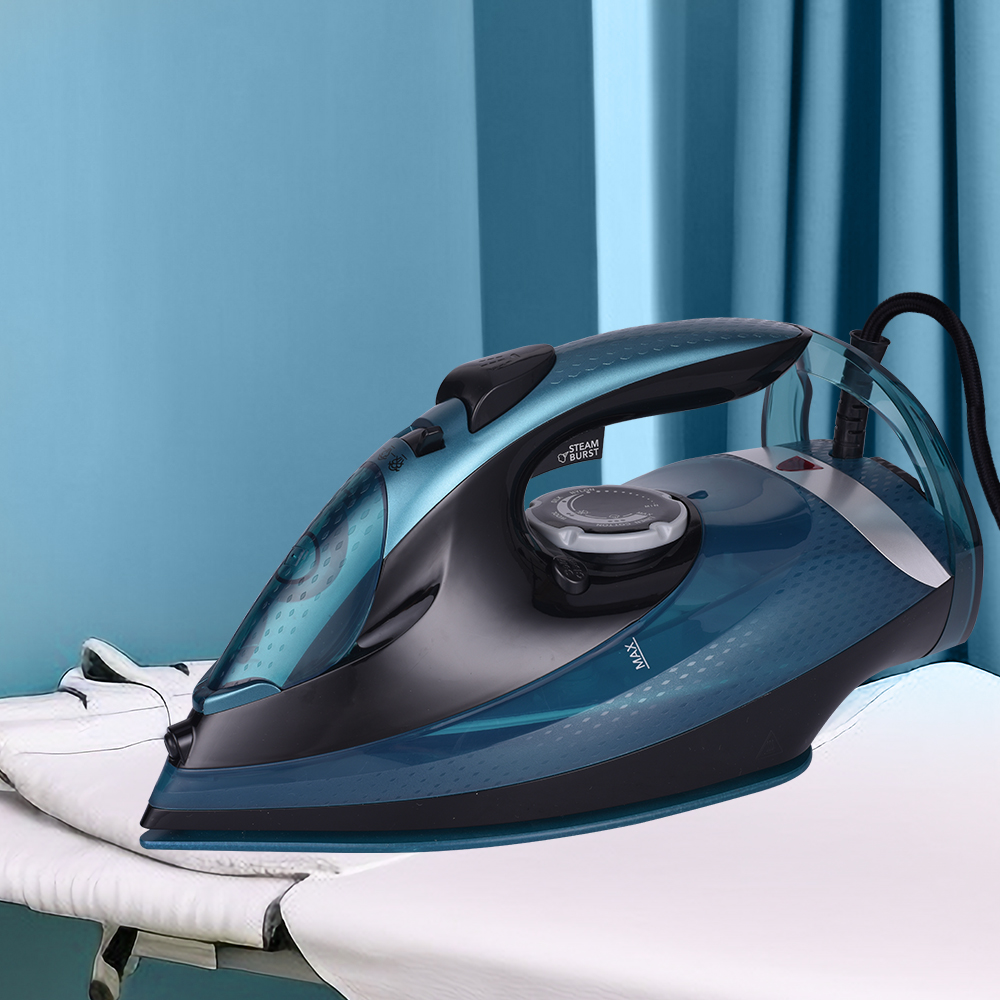 High Power 3000W XL Large Ceramic Soleplate Spray Mist Factory Wholesale Hot steam iron Stream iron Max steam iron
