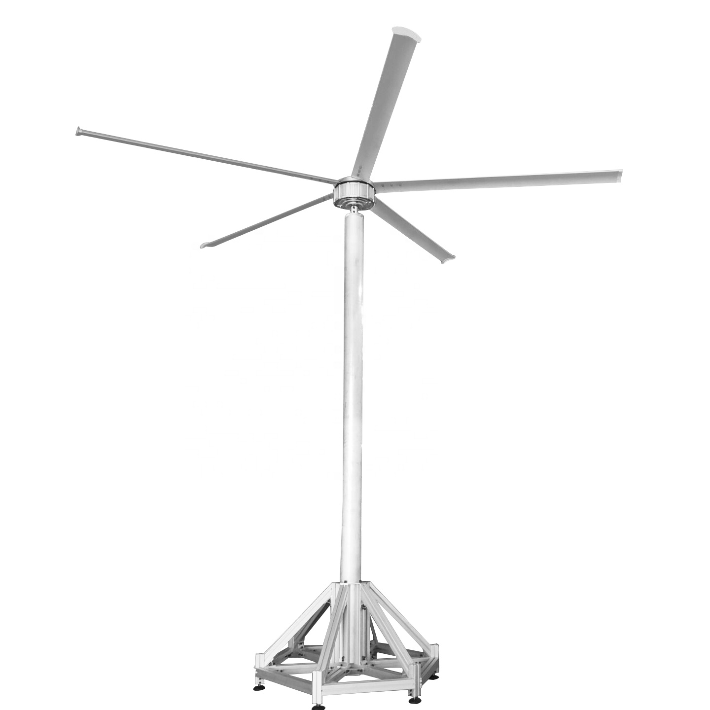 Guangzhou QX 5,2 m беззубчатый стоячий вентилятор типа HVLS airpole для развлекательного места