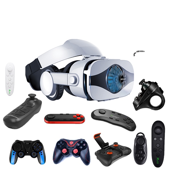 Amazon Лидер продаж 3D гигантский экран театр gafas vr гарнитуры контроллер охлаждающий вентилятор с уникальным дизайном vr 3d стекло 3d vr очки 4k