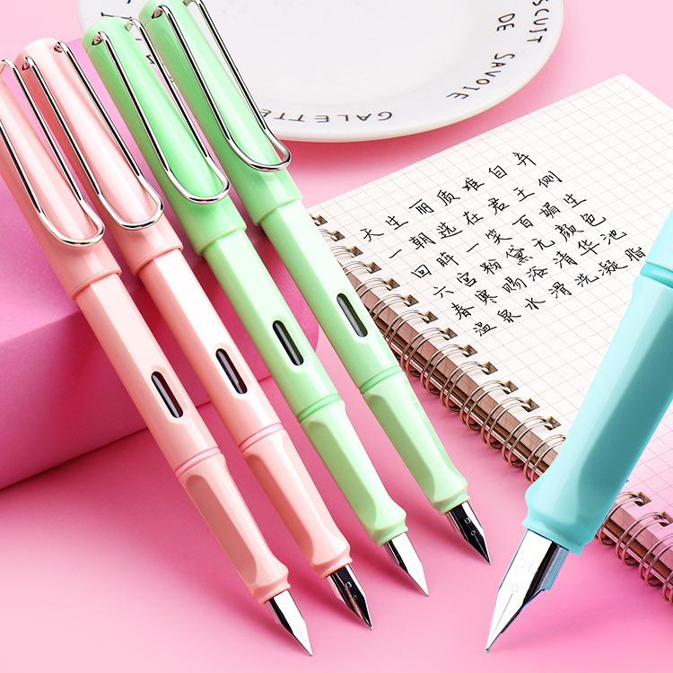 High Quality Custom Logo Luxury Plastic Promotional Fountain Pen Without Ink Business Gift Pen Luxury Design Office Stationery