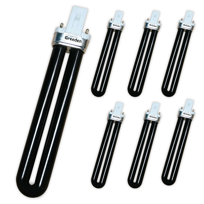 PL-13W Черный 2 Pin GX23 13 Вт один u-образный двухтрубный Черный uva компактная люминесцентная лампа