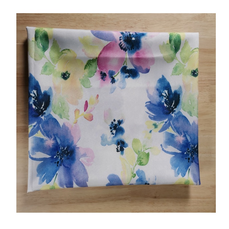 New design tablecloth fabric polyester printed minimatt fabric for table cover table cloth dinner