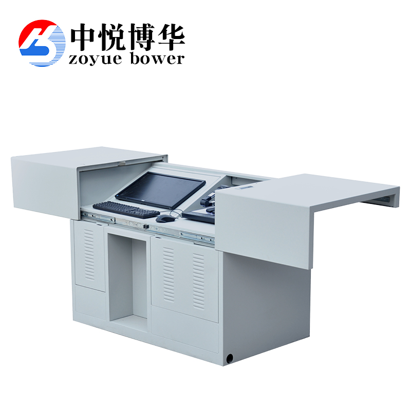 shool furniture classroom desk Dustproof podium All-steel Steel podium computer desk for teacher's presentation