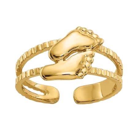 NEW Trendy Women Brass Foot Rings Customized Adjustable Gold Plated Foot Ring for Ladies