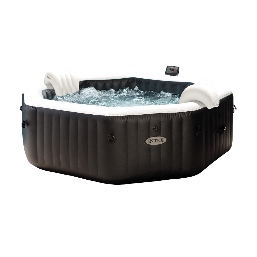Intex 28462 надувной массажный пузырьковый бассейн JET & Bubble DELUXE открытый спа-бассейн Набор для горячей ванны