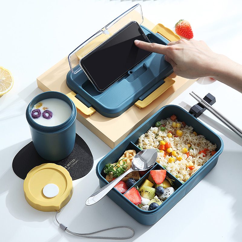 Герметичный школьный экологически чистый Ланч-бокс Bento, набор пищевых контейнеров, ланч-боксы Bento