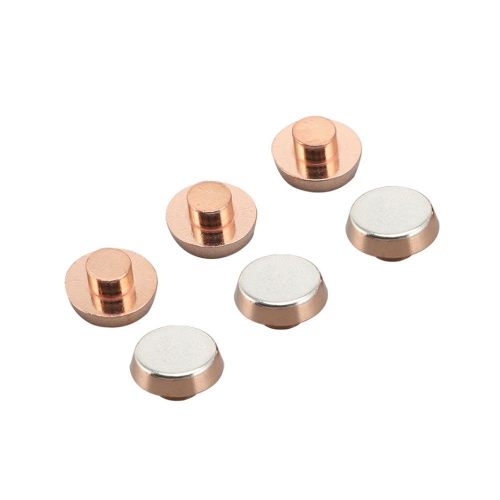 Manufacturer Electric Cu Agsno 2 Bimetal Silver Contact Rivets