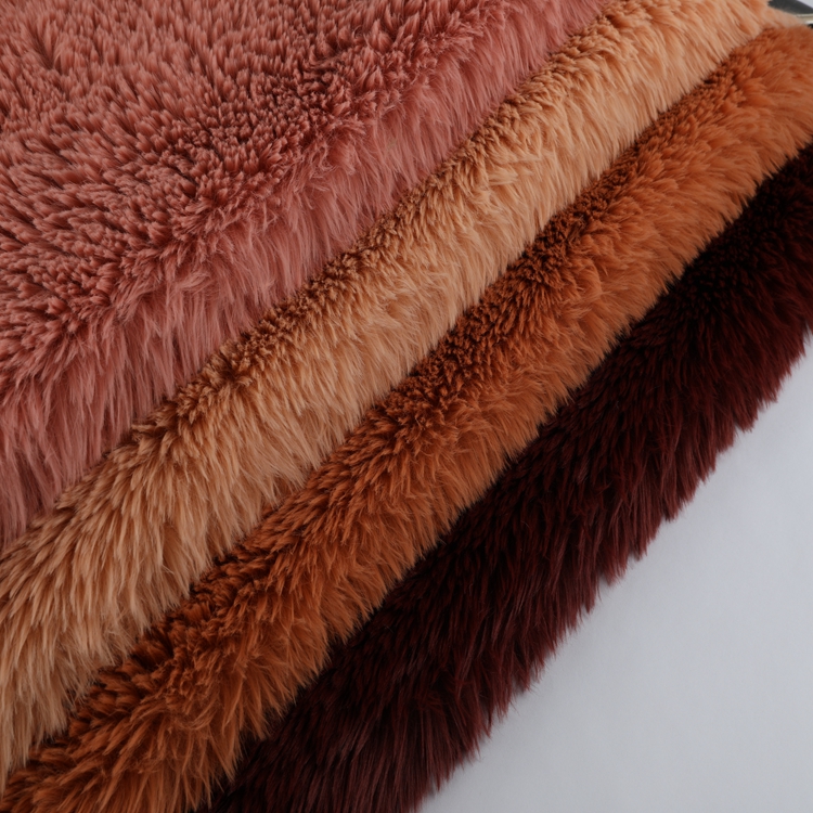 100% Polyester 40Mm Long Pile Plush Sherpa Faux Fur Fabric