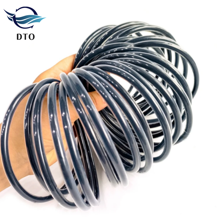 DTO Resistant Retainer Hydraulic Cylinder Piston Rod Seal Fluorocarbon FPM FKM O Ring Corrosion-Resistant High Temperature 100*6