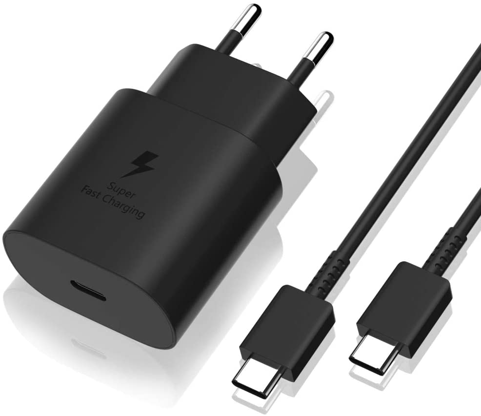 25 Вт с разъемом USB Type-C PD быстрое зарядное устройство для Samsung Galaxy Note10/Note20/S20/S20 +/S20; Очень большие размеры 25W USB-C PD адаптер питания