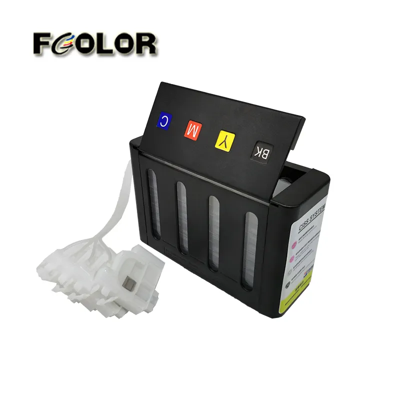 FCOLOR 4 Colors Empty Kit CISS Ink Tank System For Epson L1300 L210 L310 L350 L360 L380 L385 L301