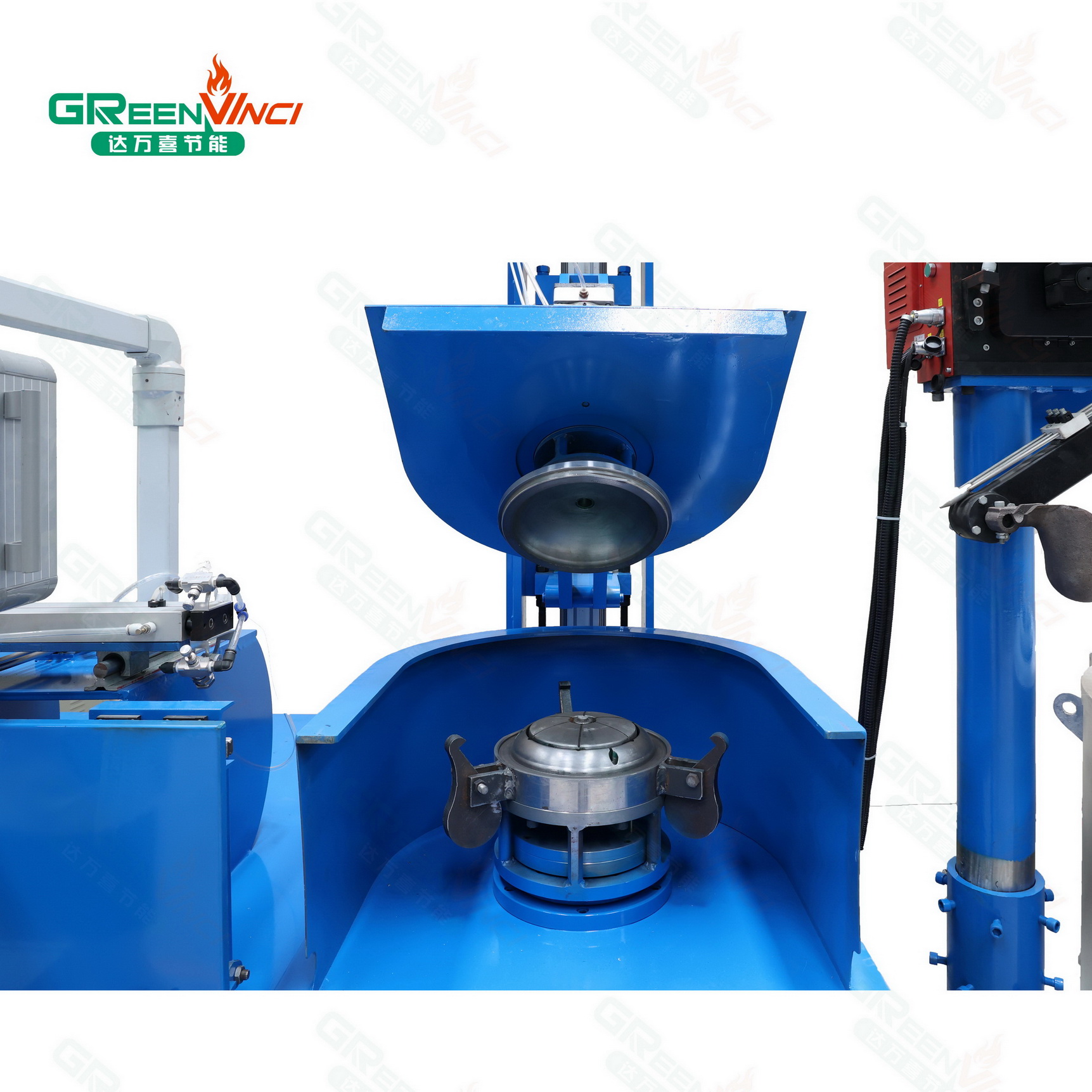 automatic high-efficiency aluminum centrifuge casting machine aluminum wok pan cookware