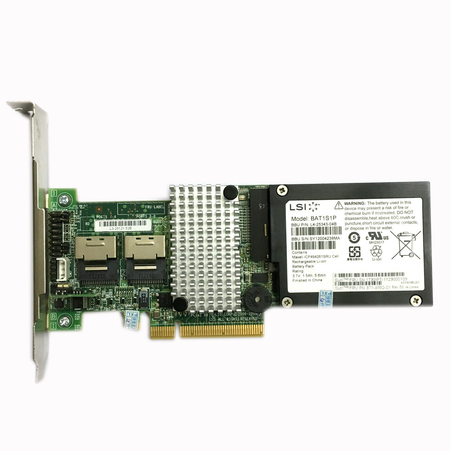 Host Bus Adapter Card use for LSI 9264-8I 6GB 8port PCI-E RAID CONTROLLER 256M RAID5/6