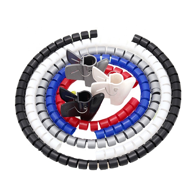 CNYY Protecting Pipe Cable Hose High Quality Pe Cable Wire Sleeves Spiral Cable Management