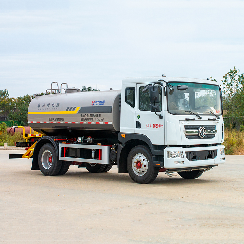 Water Truck Customized cars Coming To KLF DF Diesel Engine 12 Cubic Meters 8 Wheel Green Garden Watering Spray car