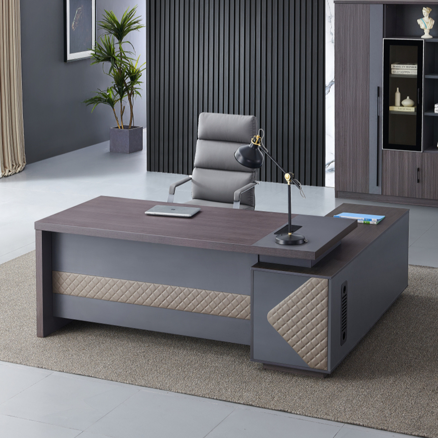 Big Table 240cm China Office Furniture Side Table L Shape Escritorio de Oficina Mesa Office Table MDF Wooden Office Desk