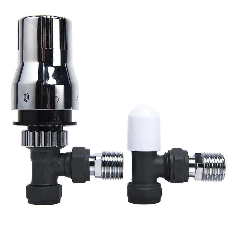 Adjust Temperature 1/2 Inch Brass Radiator Thermostatic Valve For Heating System