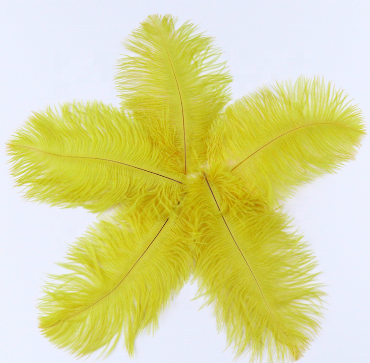 Factory directly supply 35-40cm dyed color Wedding ostrich feather table decoration feather plumes