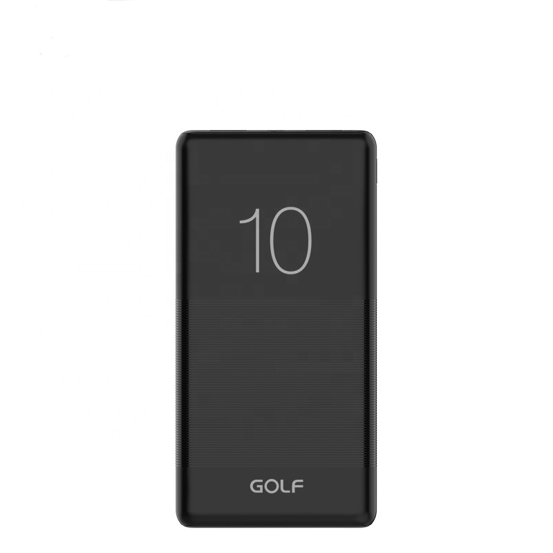 GOLF, самый дешевый внешний аккумулятор 10000 мАч, 2 выхода USB с микро-входом, сертификаты CE, FCC, ROHS, KC, PSE, 2,99 долларов США