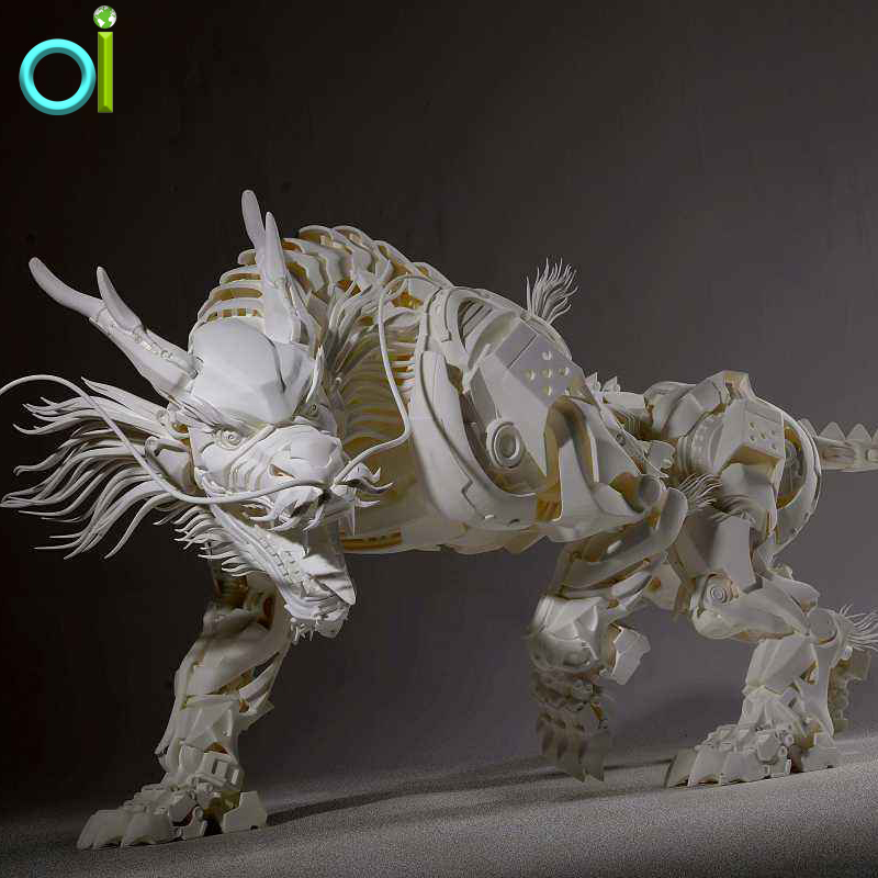 Скульптура быстрого прототипирования, нейлоновая смола, пластиковая 3D-печать, SL/SLS 3D печать, сервис для художественных работ
