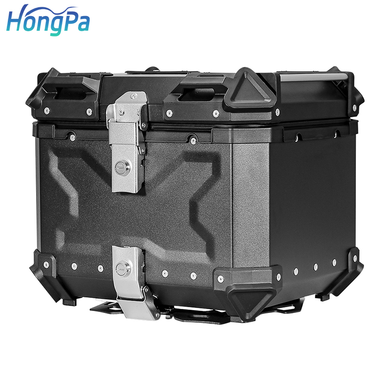 Высококачественный алюминиевый багажный ящик для мотоцикла 22L/35L/45L/55L/65L/85L багажник металлический водонепроницаемый мотоциклетный хвостовой ящик верхняя коробка